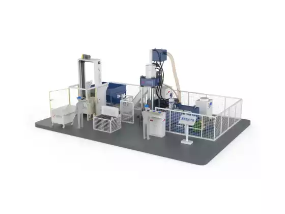 Magnesiumchips-briketteermachine